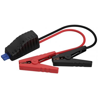 Ansmann Powerstation Jumpstart Adapter PS600AC PS2200AC Indítássegítő kábel 8.37 mm² ABS, PVC 0.50 m Műanyag fogóval, Védő kapcsolóval