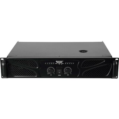 Omnitronic XPA-1800 Nagy teljesítményű erősítő RMS teljesítmény kimeneti csatornánként 4 Ohm-nál: 900 W