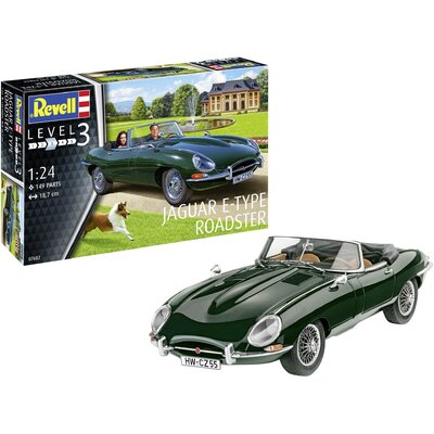 Revell RV 1:24 Jaguar E-Type Roadster 1:24 Autómodell