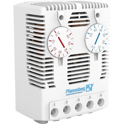 Pfannenberg Kapcsolószekrény termosztát FLZ 541 THERMOSTAT Ö/S 0..60°C 240 V/AC 1 nyitó, 1 záró (H x Sz x Ma) 38 x 59 x 80.5 mm 1 db