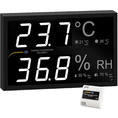 PCE Instruments PCE-EMD 5-ISO PCE-EMD 5 Beépíthető mérőműszer Kalibrált (ISO) - 50 °C - 99.9 % rF