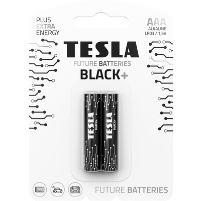 TESLA Alkaline elem battery AAA BLACK+ [2x120]