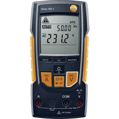 Testo 760-1 digitális multiméter CAT III 600 V CAT IV 300 V 4000 digit