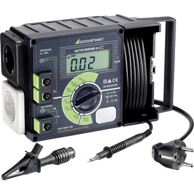 Gossen Metrawatt METRATESTER 5+ Készülékteszter Kalibrált (ISO) VDE szabvány 0701-0702