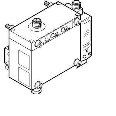 FESTO Légrés érzékelő 1 db SOPA-CM1H-R1-HQ6-2P-M12 Dugó M12, 5 pólusú