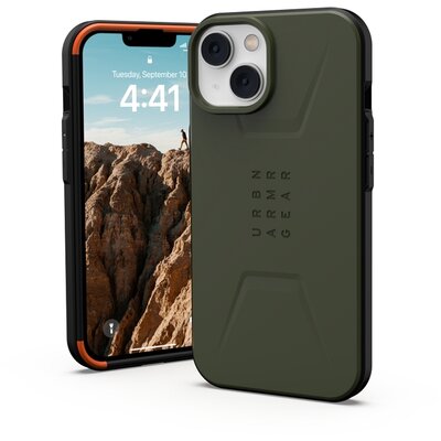 ( UAG ) Urban Armor Gear Civilian compatible tok IPHONE 14 PLUS green