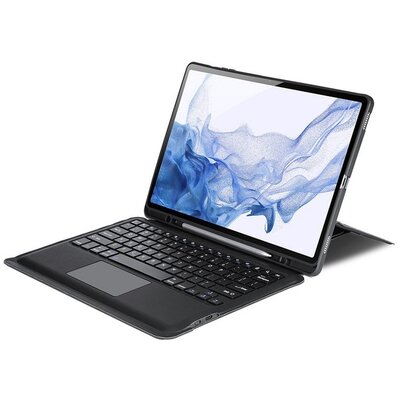 DUX DUCIS DK - Védőtok vezeték nélküli billentyűzettel Samsung Tab S8 Plus (X800/X806)/S7FE(T730/T736B)/S7 Plus (T970/T976B) black