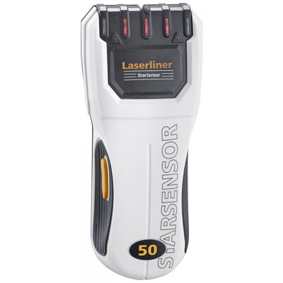 Laserliner Helymeghatározó StarSensor 50 080.976A Keresési mélység (max.) 40 mm Alkalmas Fa, Feszültségvezető vezeték, Vastartalmú fém