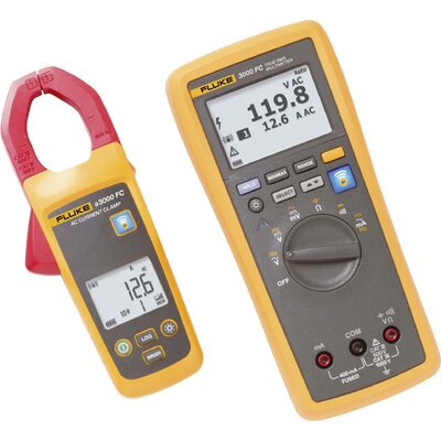 Fluke FLK-A3000 FC KIT Lakatfogó, Kézi multiméter digitális Grafikus kijelző, Adatgyűjtő CAT III 1000 V, CAT IV 600 V Kijelző (digitek): 10000