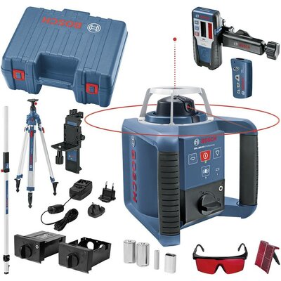 Bosch Professional GRL 300HVG + LR1 + WM4 + RC1 Rotációs lézer Önszintező Hatótáv (max.): 300 m