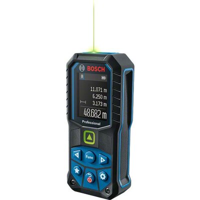 Bosch Professional GLM 50-25 G Lézeres távolságmérő Állványadapter, 6,3 mm (1/4) Mérési tartomány (max.) 50 m