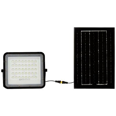 V-TAC VT-40W 7821 LED-es fényszóró, Napelem modul 6 W Hidegfehér Fekete