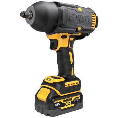 DEWALT DCF900 DCF900P2G-QW Akkus ütvecsavarozó 18 V 5.0 Ah Lítiumion akkuval, 2. akkuval, Töltővel