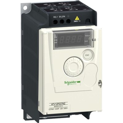 Schneider Electric Frekvencia átalakító ATV12P037M2 0.37 kW 1 fázisú 200 V, 240 V