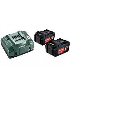 Metabo Basic-Set 2 x 5.2 Ah 685051000 Szerszámakku és töltő 18 V 5.2 Ah Lítiumion