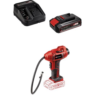 Einhell 4326556 Akkus kompresszor CE-CC 18 Li (2,5 Ah) Power X-Change 11 bar 1 db akkuval, Digitális kijelző, Automatikus kikapcsolás