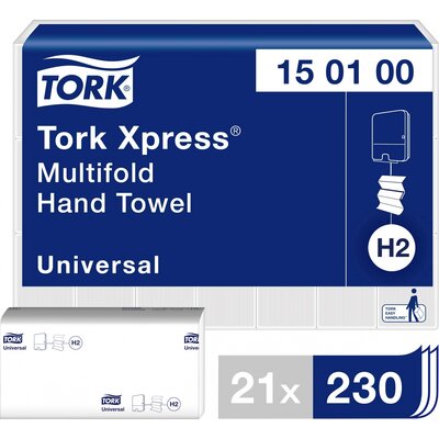 TORK 150100 Papír kéztörlők Fehér 21 db