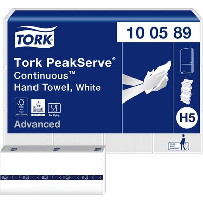 TORK 100589 Papír kéztörlők (H x Sz) 22.5 cm x 20.1 cm 1 készlet