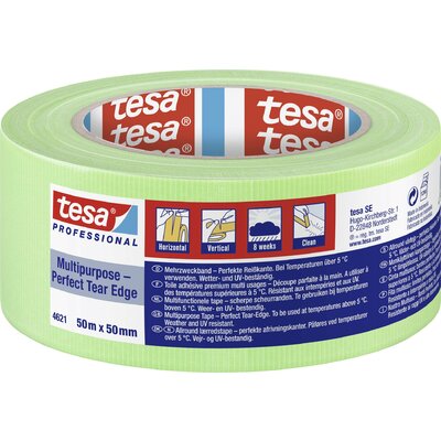 tesa MULTIPURPOSE 04621-00014-00 Pucolószalag tesa® Professional Világoszöld (H x Sz) 50 m x 50 mm 1 db