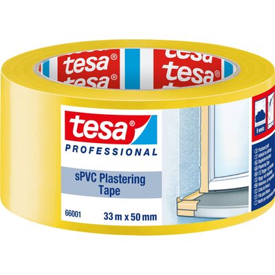 tesa SPVC 66001-00001-00 Pucolószalag tesa® Professional Sárga (H x Sz) 33 m x 50 mm 1 db