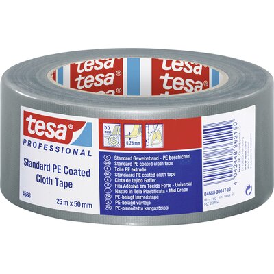 tesa Tesa 04688-00047-00 Repair tape tesa® Professional Ezüst (H x Sz) 25 m x 50 mm 1 db