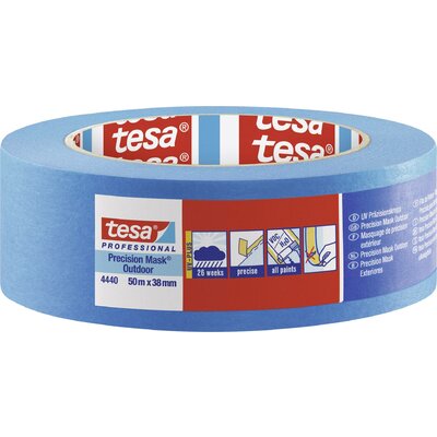 tesa PRECISION OUTDOOR 04440-00003-00 Krepp szalag tesa® Professional Kék (H x Sz) 50 m x 38 mm 1 db