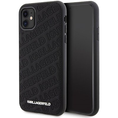 Eredeti tok KARL LAGERFELD KLHCN61PQKPMK for iPhone 11 (Quilted K Pattern / black)