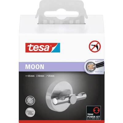 tesa MOON Ruhafogas akasztó Ezüst