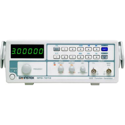 GW Instek SFG-1013 Hálózatról működő függvénygenerátor 0.1 Hz - 3 MHz 1 csatornás Háromszög, Négyszög, Színusz, TTL