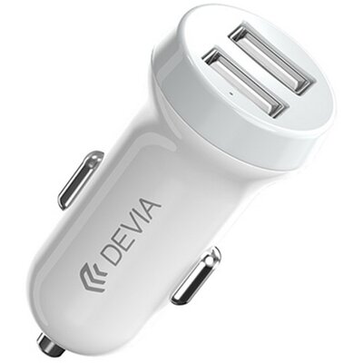 DEVIA EA131 DEVIA SMART SERIES autós töltő 2 USB aljzat (15W) FEHÉR