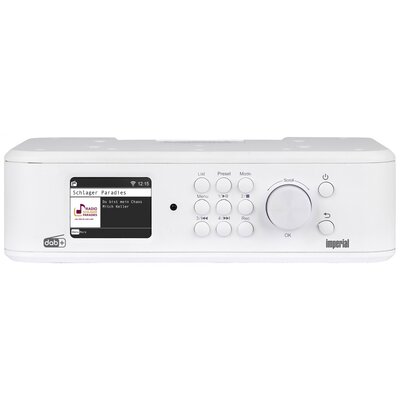 Imperial DABMAN i460 (ws) Konyhai internetrádió Internet, DAB+, URH, FM Bluetooth®, Internetrádió, URH, USB, WLAN, Vészhelyzeti rádió Amazon Music, Deezer,