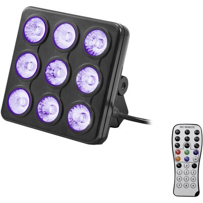 Eurolite 42110199 DMX LED-es effektsugárzó LED-ek száma:9