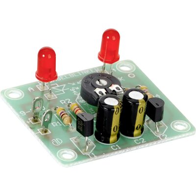 Villogó fény építőkészlet 9 V/DC, 12 V/DC, Tru Components 195146