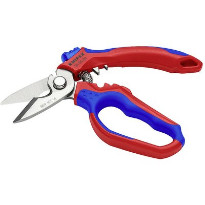 Knipex Ferde villanyszerelő olló többkomponensű markolattal, üvegszál erősítésű 160 mm 95 05 20 SB