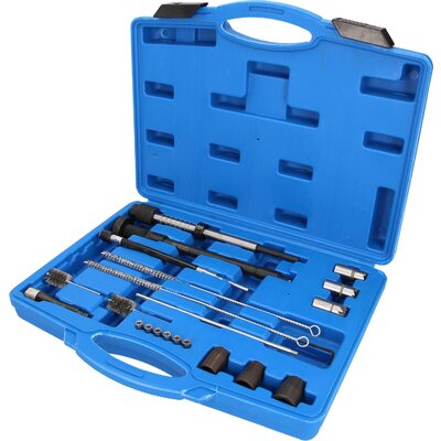 Brilliant Tools BT551300 Injektorülés és tengelytisztító készlet, 21 db