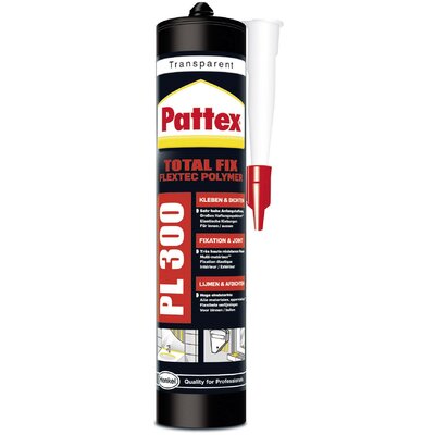 Pattex Flextec Polymer Építési-szerelési ragasztó Gyártói szín Átlátszó PPL3T 300 ml