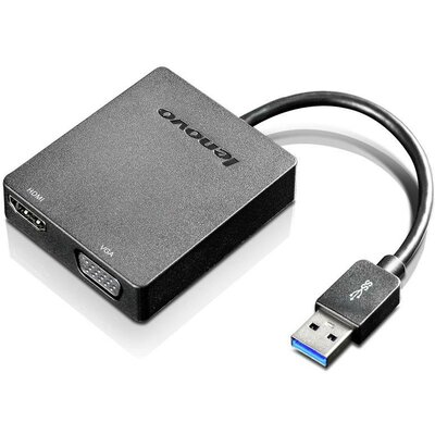 Lenovo USB átalakító Universal USB 3.0 to VGA/HDMI Adapter Alkalmas (márka): univerzálny