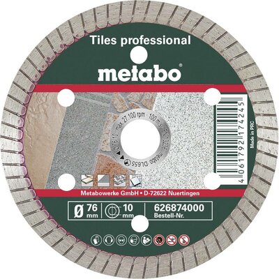 Metabo TP Professional 626874000 Gyémánt bevonatú vágótárcsa 76 mm 1 db