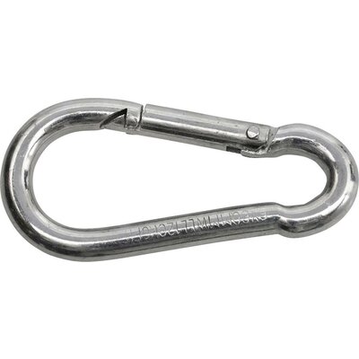 SWG 680 154 850 75 Tűzoltó karabiner horganyzott acél (H x Sz) 50 mm x 5 mm