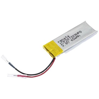 Renata ICP281029HPG Speciális akku Prizmatikus Kábel LiPo 3.7 V 68 mAh