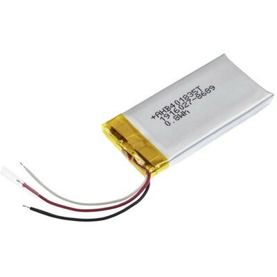 Renata ICP401835TPRT Speciális akku Prizmatikus Kábel LiPo 3.7 V 215 mAh