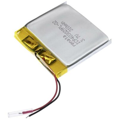 Renata ICP403029PL-02 Speciális akku Prizmatikus Kábel LiPo 3.7 V 325 mAh