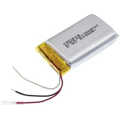 Renata ICP632136HPST Speciális akku Prizmatikus Kábel LiPo 3.7 V 520 mAh