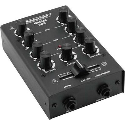 Omnitronic Gnome E-202 2 csatornás DJ keverő