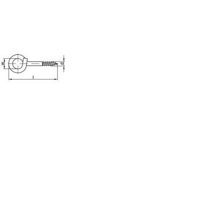 TOOLCRAFT 159627 Erős mennyezeti horgok 140 mm Acél, galvanikusan horganyozott 20 db