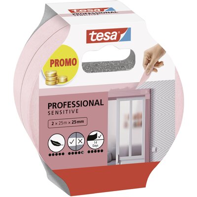 tesa Professional Sensitive 56267-00000-01 Festő védőszalag Rózsa (H x Sz) 50 m x 25 mm 2 db