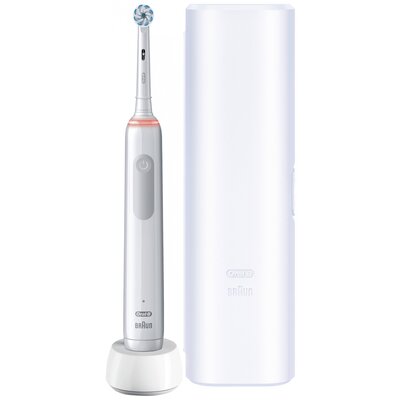 Oral-B Pro 3 3500 white 075992 Elektromos fogkefe Forgó/oszcilláló/pulzáló Fehér