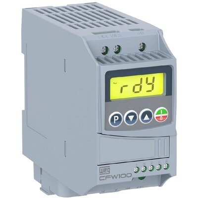 WEG Frekvencia átalakító CFW100 B 02P6 S2 0.37 kW 1 fázisú 200 V, 240 V