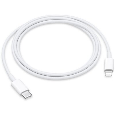 APPLE MUQ93ZM/A APPLE adatkábel (Type-C - lightning, gyorstöltő, 100cm, MX0K2ZM/A utód) FEHÉR