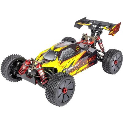 Carson Modellsport Virus 6S 120 km/h Brushless 1:8 RC modellautó Elektro Buggy 4WD 100% RtR 2,4 GHz